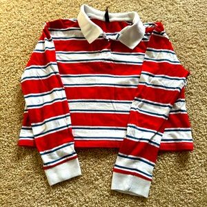 Cropped long sleeves sweatshirt